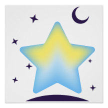 Nursery Étoilé et Lune Pastel Fantaisiste