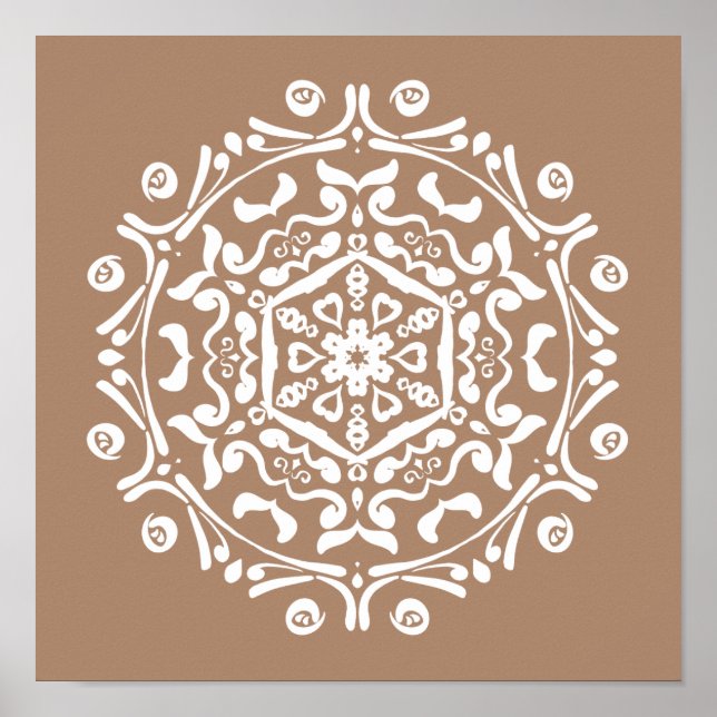 Poster Nutmeg Mandala (Devant)