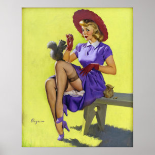 Poster Nutty Friend Pin Up
