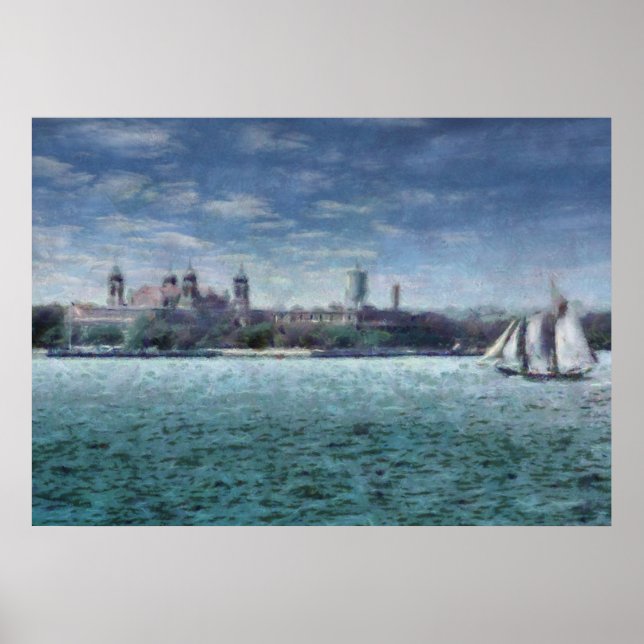 Poster NY - Ellis Island (Devant)