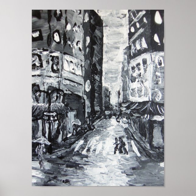 Poster nyc scènes 'cinquième bruine d'ave' (Devant)