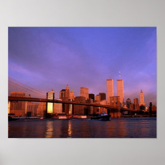 POSTER NYC~ World Trade Center ~ Twin Towers