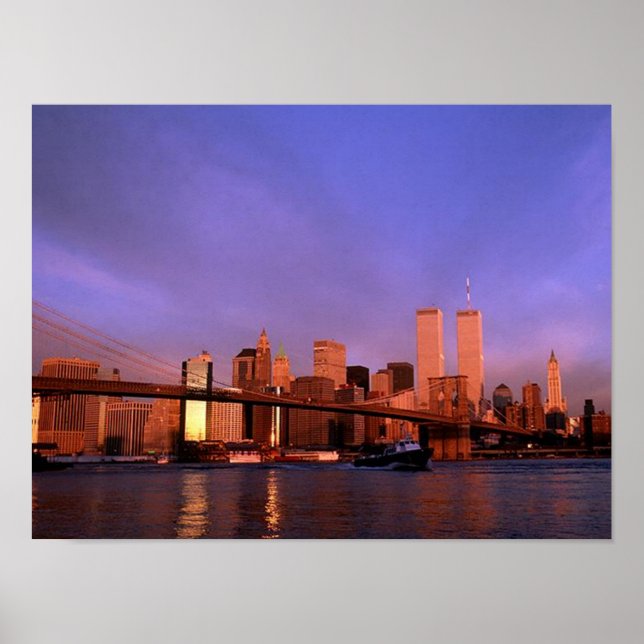 POSTER NYC~ World Trade Center ~ Twin Towers (Devant)