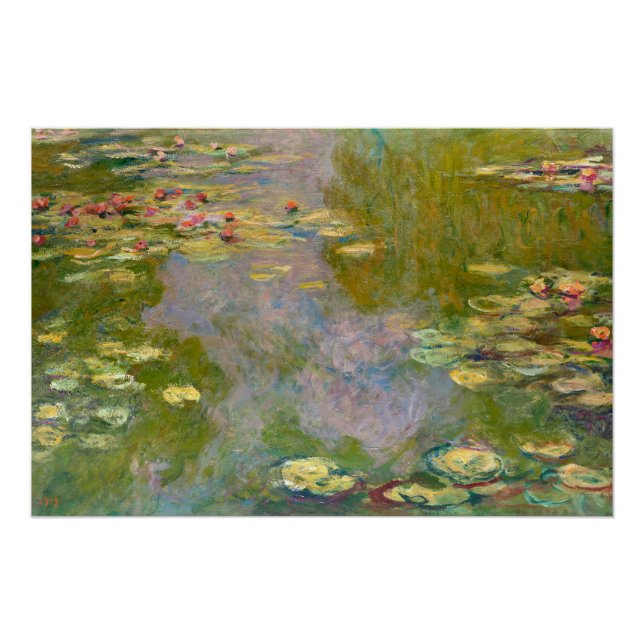Poster Nymphéas par Claude Monet (Devant)
