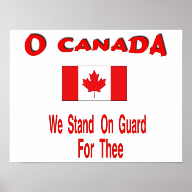 Poster O Canada, jour du Canada (Devant)