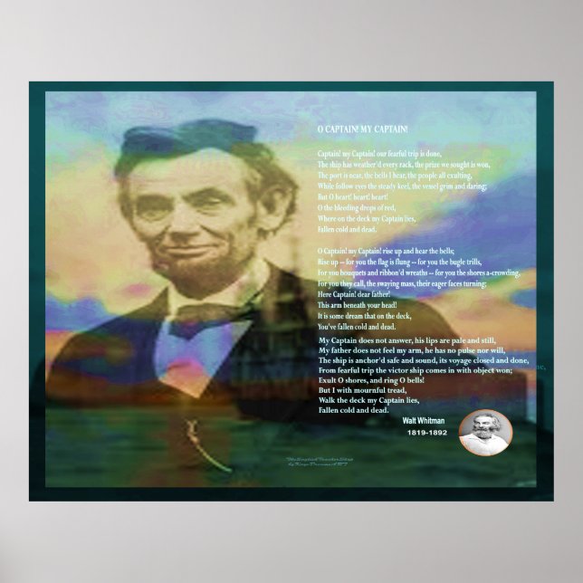 Poster O Capitaine Mon Capitaine (Devant)