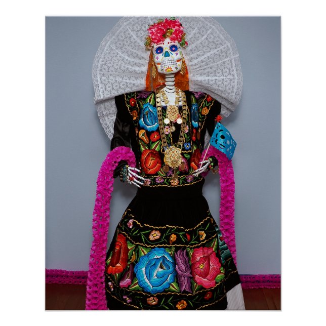 Poster Oaxacan Calavera Catrina (Devant)