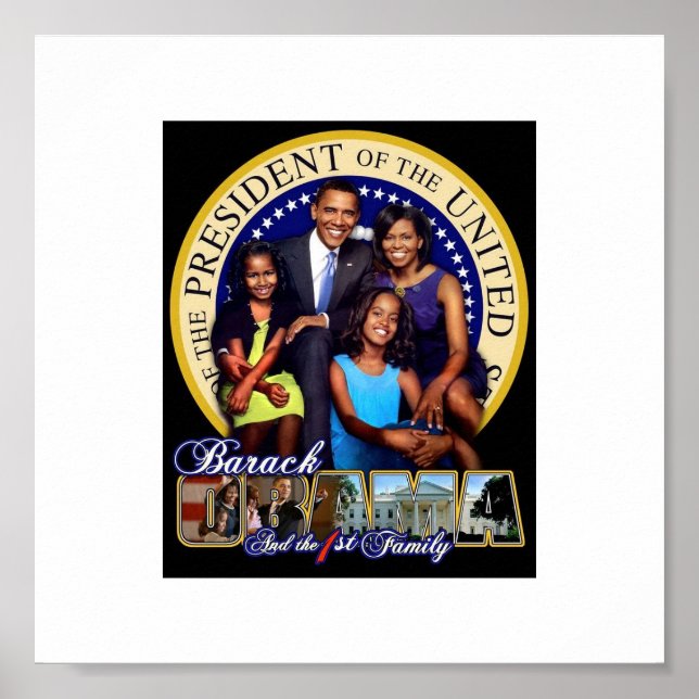 Poster Obama 1st Family (Devant)