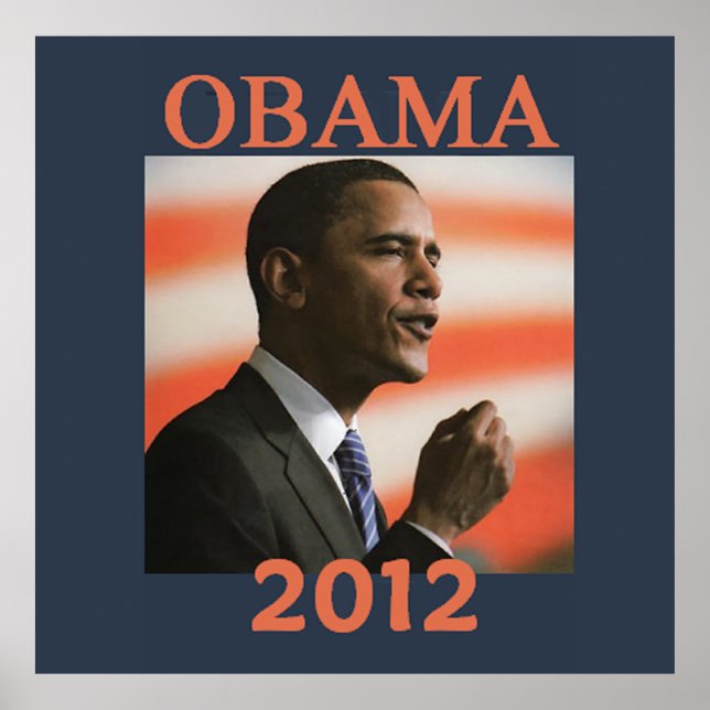Poster Obama 2012 (Devant)