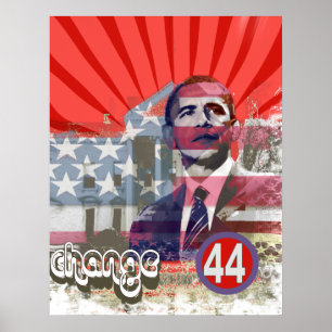 Poster Obama change