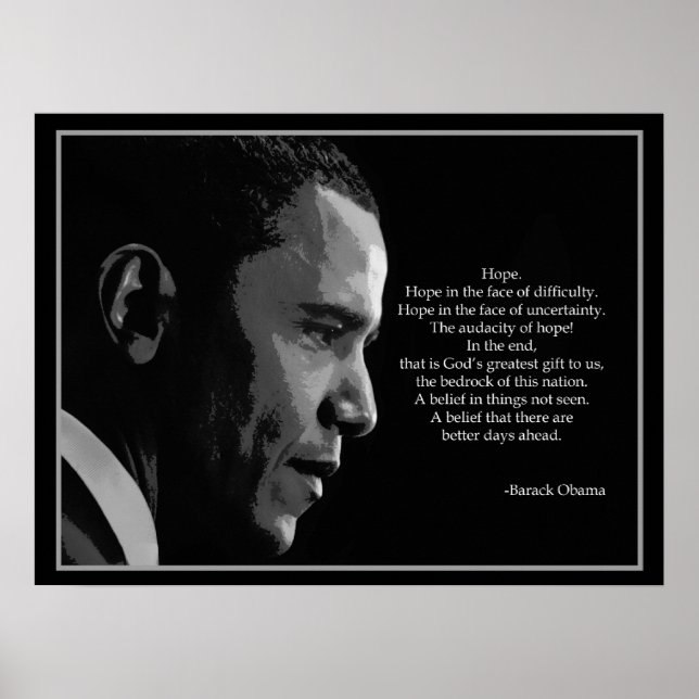 Poster Obama-Hope (Devant)