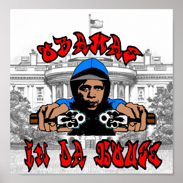 Poster Obama House (Devant)