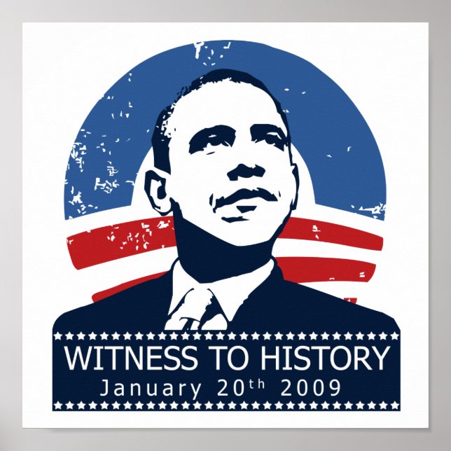 Poster Obama inaugure (Devant)