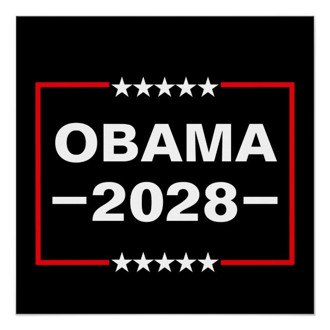 Poster Obama pour le président 2028 (Devant)