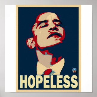 Poster Obama sans espoir