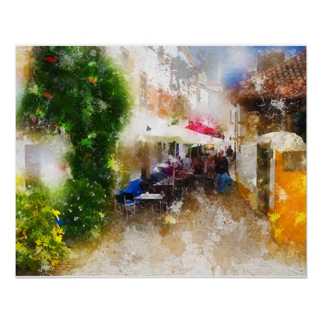 Poster Obidos - Le vrai Portugal (Devant)