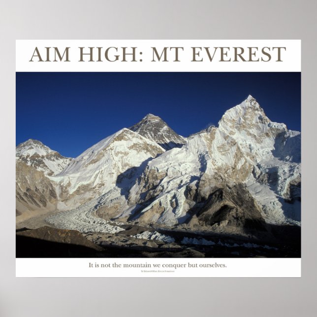 Poster Objectif élevé : Mt Everest (Devant)