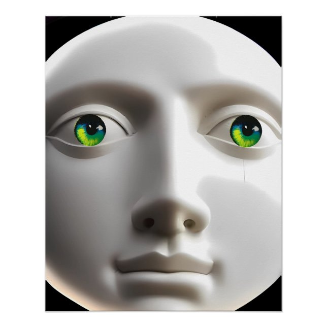 Poster Objet d'amour au visage lunaire (Devant)