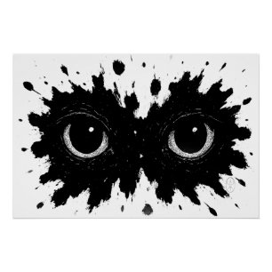 Poster Observateur dans l'Encre : Sigil de la Tache sur l