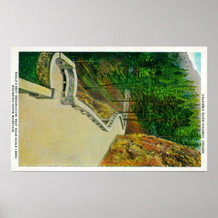 Poster Observatoire du nid d'Eagle sur le fleuve Columbia