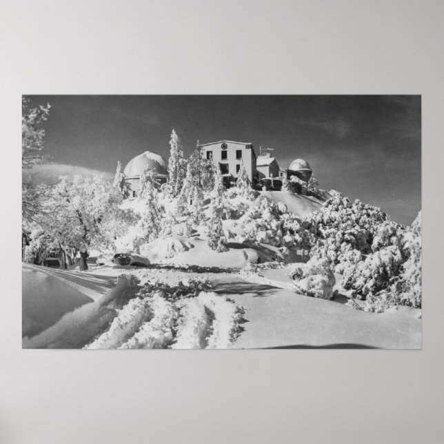 Poster Observatoire Mount Hamilton, Californie Lick (Devant)