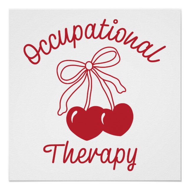 Poster Occupational Therapy COTA Therapist (Devant)