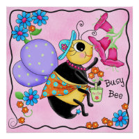 Occupé Bee habillé Whimsy Honey Bee Rose Personnal