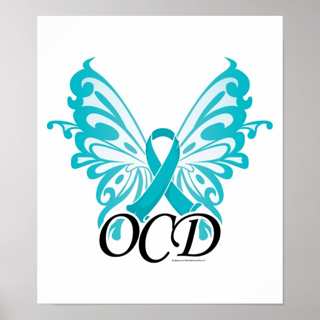 Poster OCD Butterfly Ribbon (Devant)