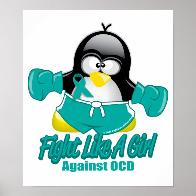 Poster OCD Fighting Penguin (Devant)