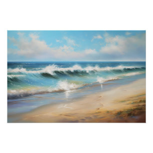 Poster Ocean Beach Wave - L'Art Marqué