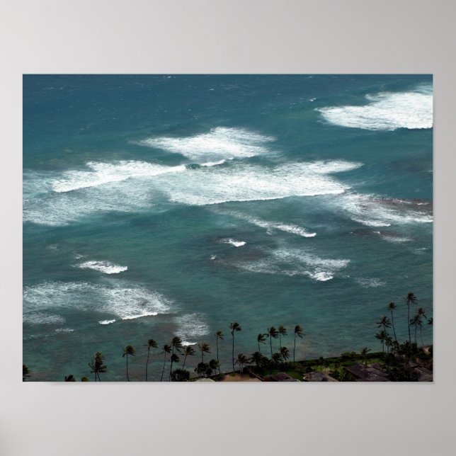 Poster Océan en dessous (Devant)