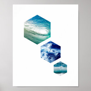 Poster Ocean Hex