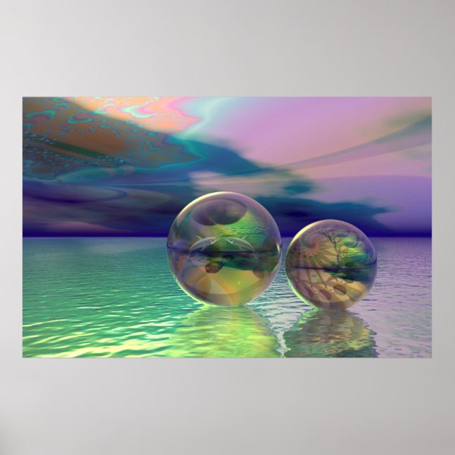 Poster Océan pacifique (Devant)