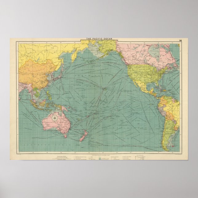 Poster Océan Pacifique 10 (Devant)