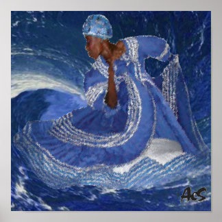 Poster ocean queen YEMAYA