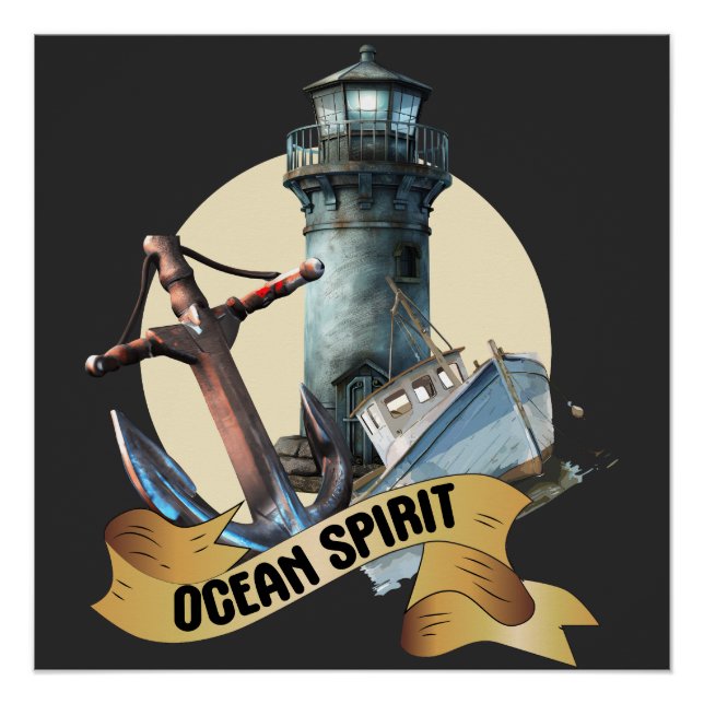 Poster Ocean Spirit Nautical Adventure (Devant)