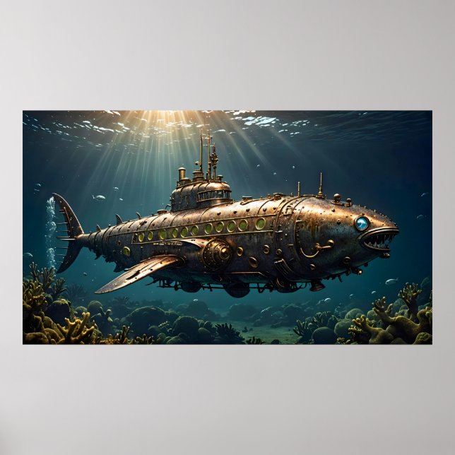 Poster Ocean Steampunk (Devant)