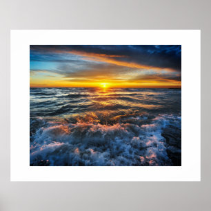 Poster Ocean Sunset