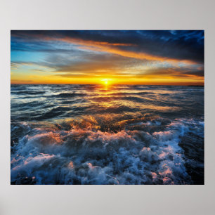 Poster Ocean Sunset