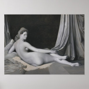 Poster Odalisque de Jean Auguste Dominique Ingres   dans