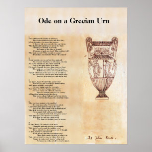 Poster Ode sur une Urne grecque