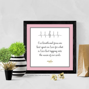 Poster Ode to Love de la poète Adiela Akoo