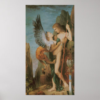 Poster Oedipus et l'affiche Sphinx