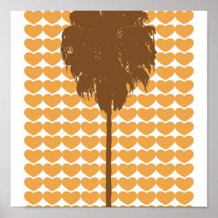 Poster oeil amour mes murs