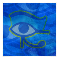 OEil bleu