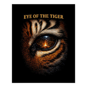 Poster Œil du Tigre