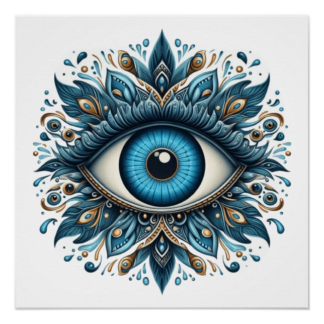 Poster Oeil malin (Devant)