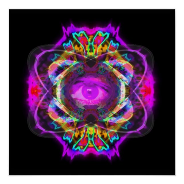 Poster Oeil pourpre de Saturne (Devant)