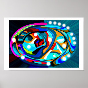 Poster Oeuf décoré