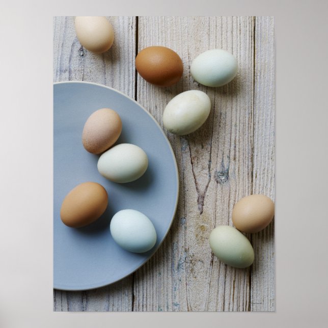 Poster Oeufs entiers (Devant)